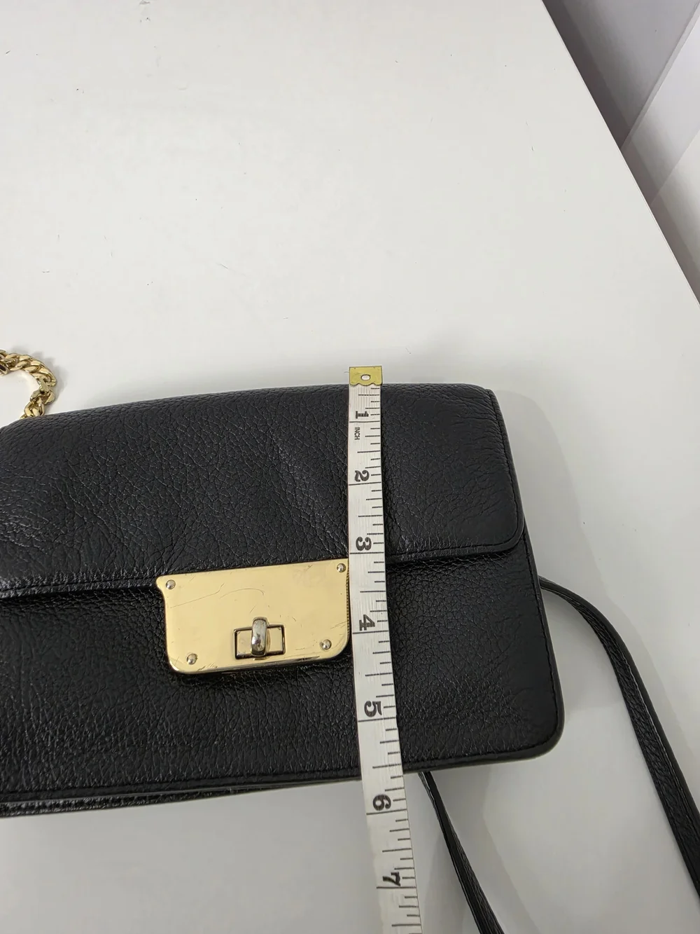Milly Black Astor Crossbody Bag Leather